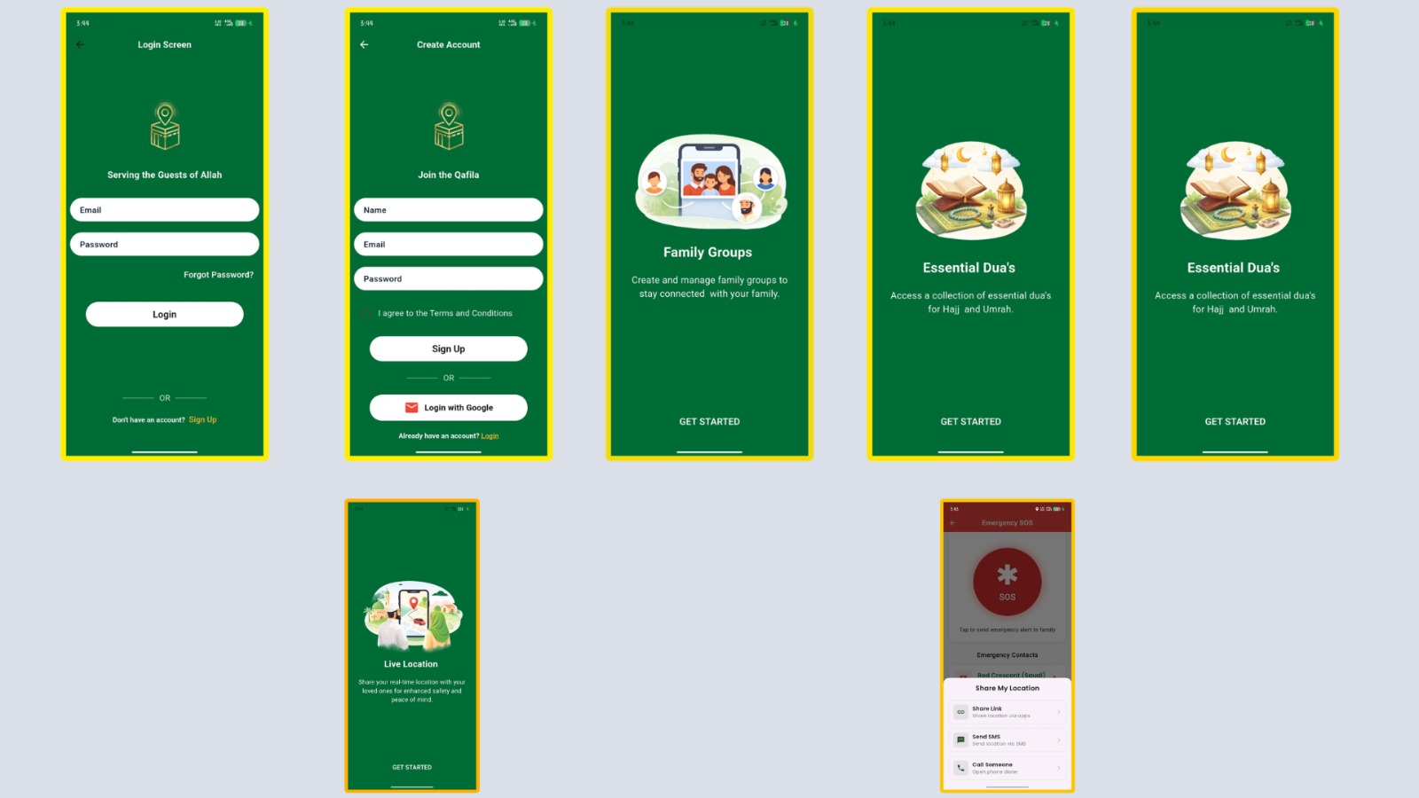Qafila App Screenshot 1